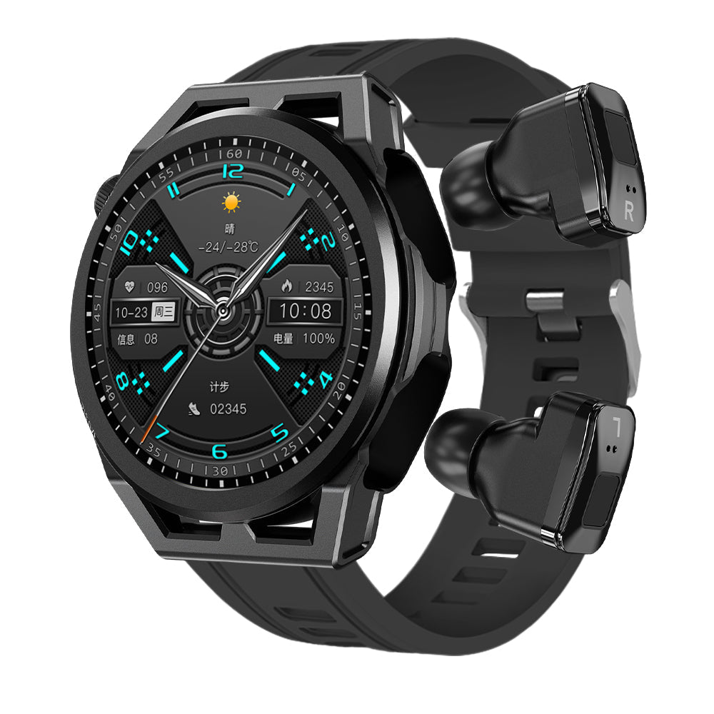 N18 smart watch TWS two in one Bluetooth local playback NFC heart rate and blood pressure health monitoring - V.I.P Digital Presence
