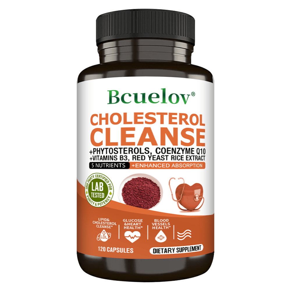 Herbal Supplement with Bcuelov Label, Phytosterols CoQ10 and Red Yeast Rice Capsules, 120 Count — image 13