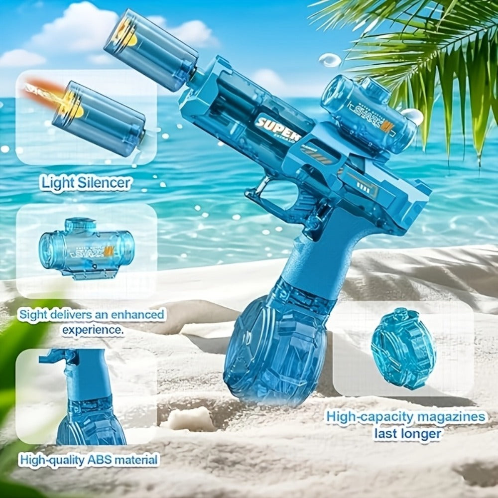 Rechargeable Transforming Electric Water Blaster with LED Muzzle Light and Blue or Blue Spec2 Option — image 7