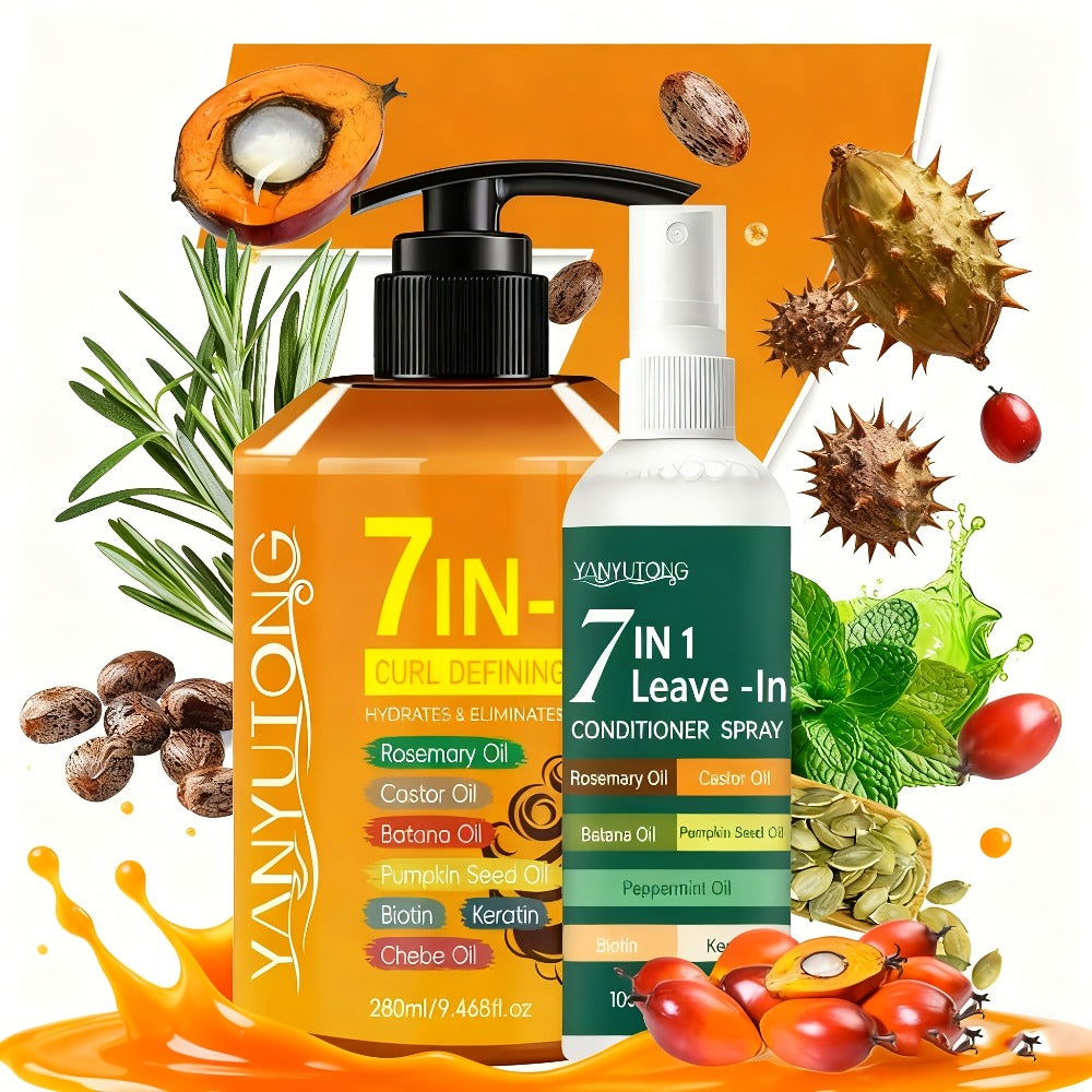 Two-Piece Curl Styling Set with 280ml Pump Cream, 100ml Leave-In Spray and Six Named Formula Markers — image 8