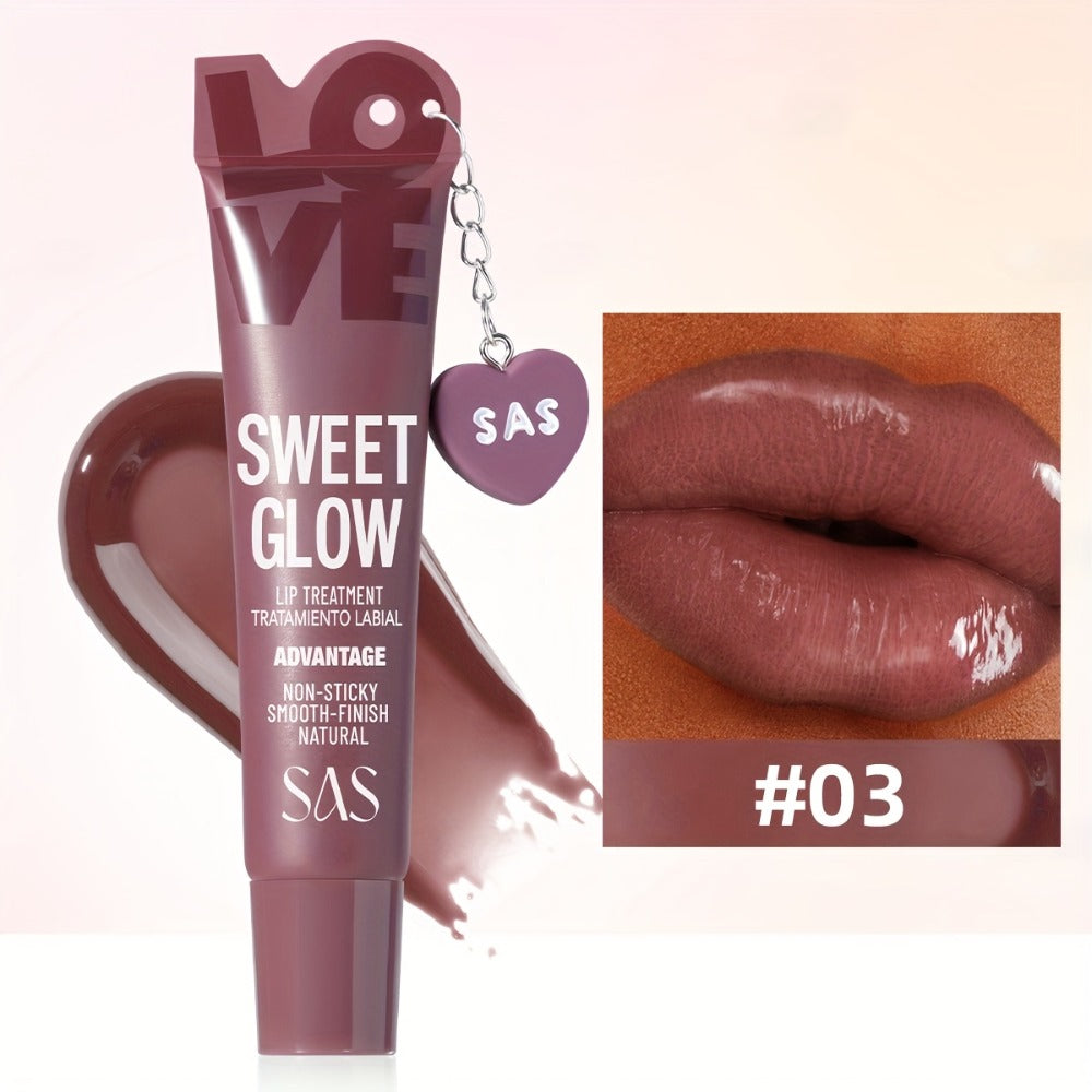 SAS Heart-Pendant Lip Gloss with 15ml Net Content, Squeeze-Tube Format and Six Numbered Shades — image 7