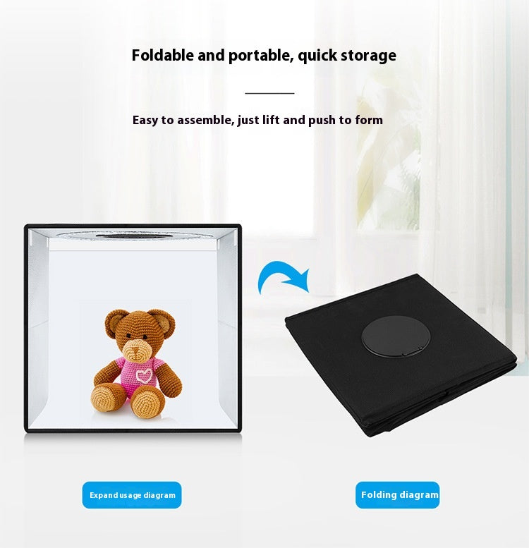 Portable Ring Light Simple Folding Studio