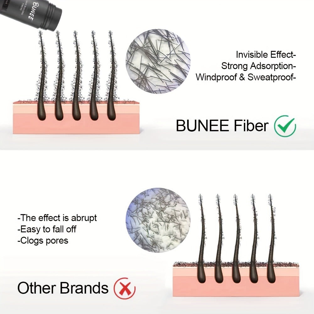 27.5-Gram Hair Fiber Powder in Seven Shades from Black and Brown to Blonde, Auburn and Gray — image 4