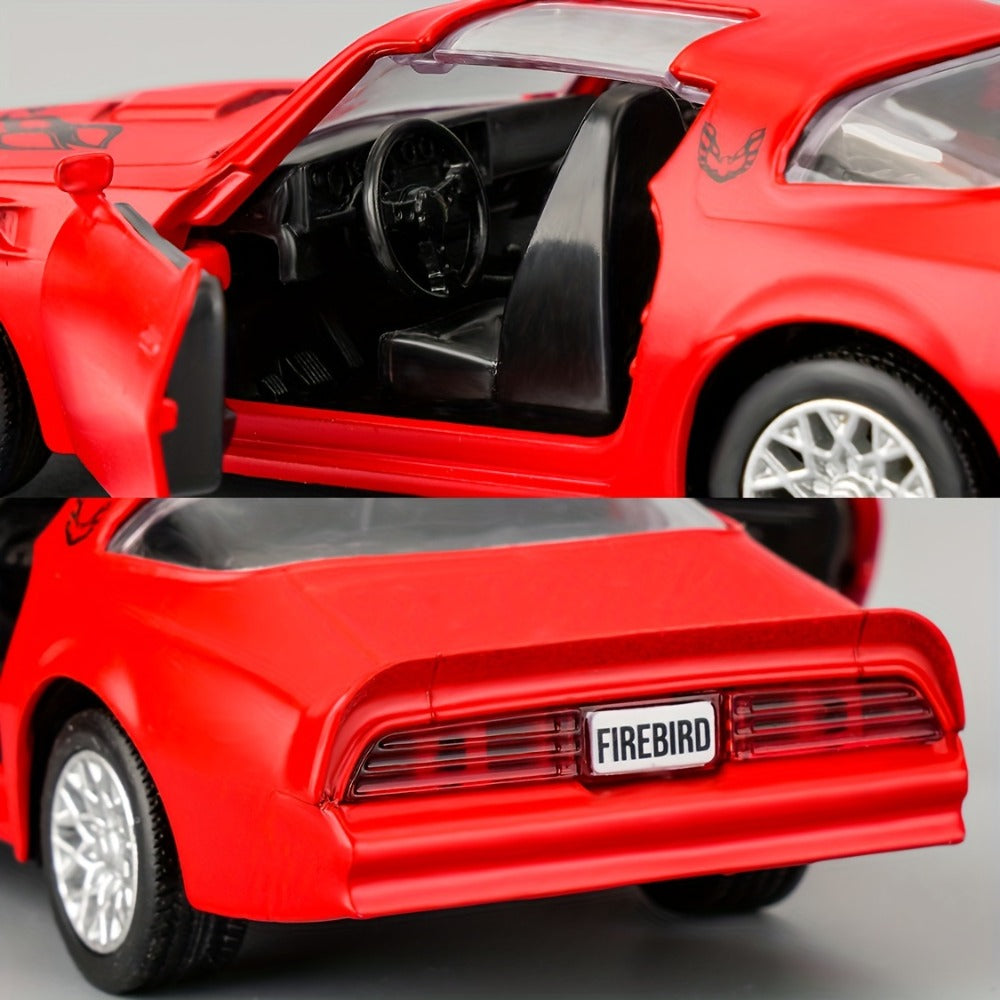 1:36 Scale Pontiac Firebird Die-Cast Toy Car with Opening Doors & Pull-Back with the Listed Color, Size or Set Options for Ev
