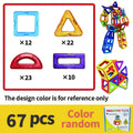 Magnetic Tiles 67-Piece Bicolor Open-Frame Geometry Building Set with Curves, Squares and Triangles — image 9