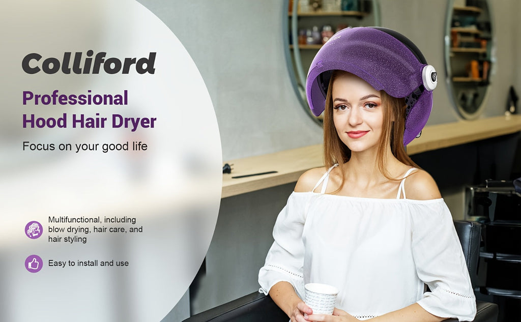 Ionic Floor-Standing Hooded Hair Dryer 1875W, Adjustable Height Professional Salon Hood Dryer for Deep — image 26