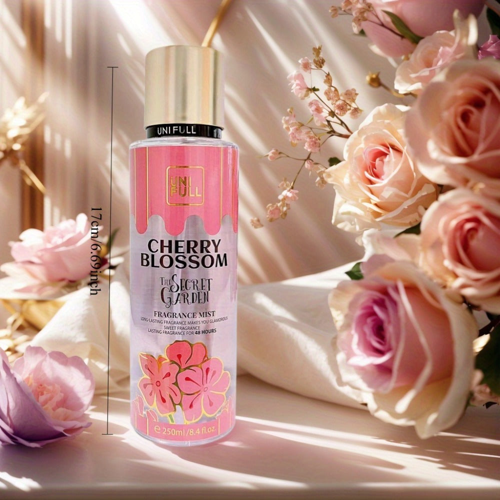 Floral Fruity Eau de Toilette Body Spray for Women 8.4oz – Long-Lasting Hair & Body Mist, 13 Scents Colorful Bottle — image 1