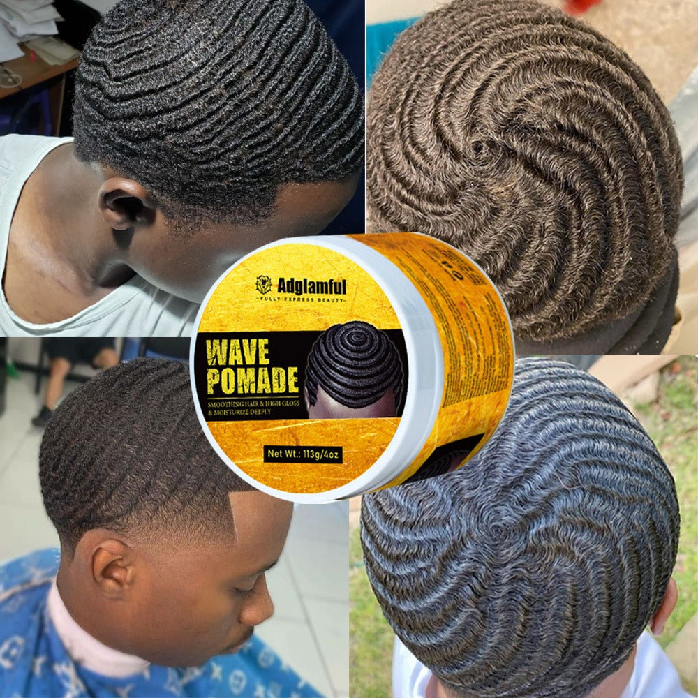 360 Wave Pomade for Men – Wave Control Defining Cream for Layered Waves, Volume & Texture | Non-Greasy, Water-Soluble — image