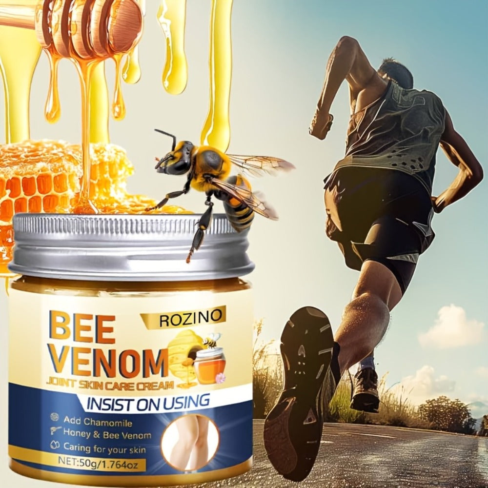 Vitamin C & Glycerin Bee Venom Joint Cream 2PCS 50g Each – Brightening Deep Moisturizing Body Cream for Dry Rough Skin on Arm