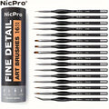 Miniature Paint Brush Set 16 & 24 Pcs, Professional Fine Detail Painting Kit with Brush Holder & Carry Bag — image 8