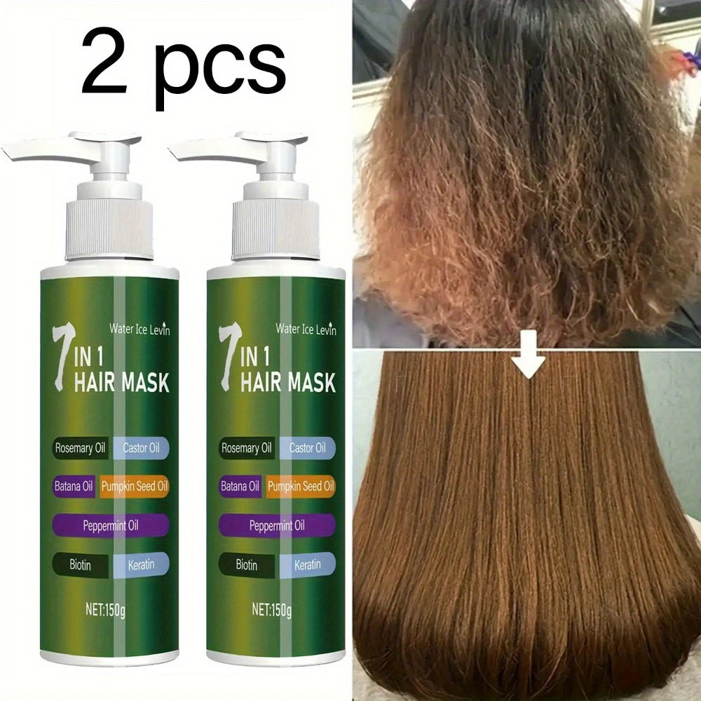 150g 7-in-1 Hair Mask in Green Pump Bottle, Offered in Single-Bottle or Two-Bottle Quantity Options — image 3
