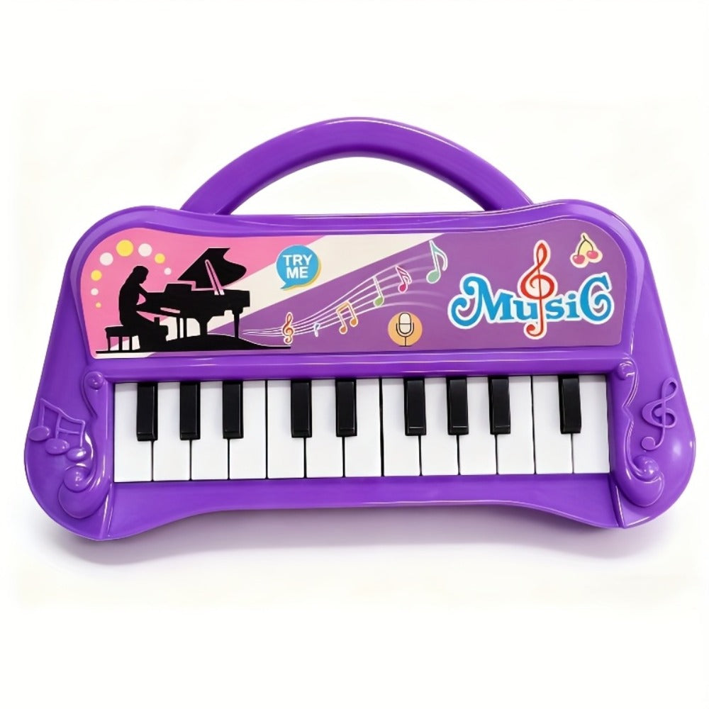 Kids Mini Piano Keyboard 13 Keys, Portable Electronic Music Toy for Toddlers with the Listed Color, Size or Set Options for E