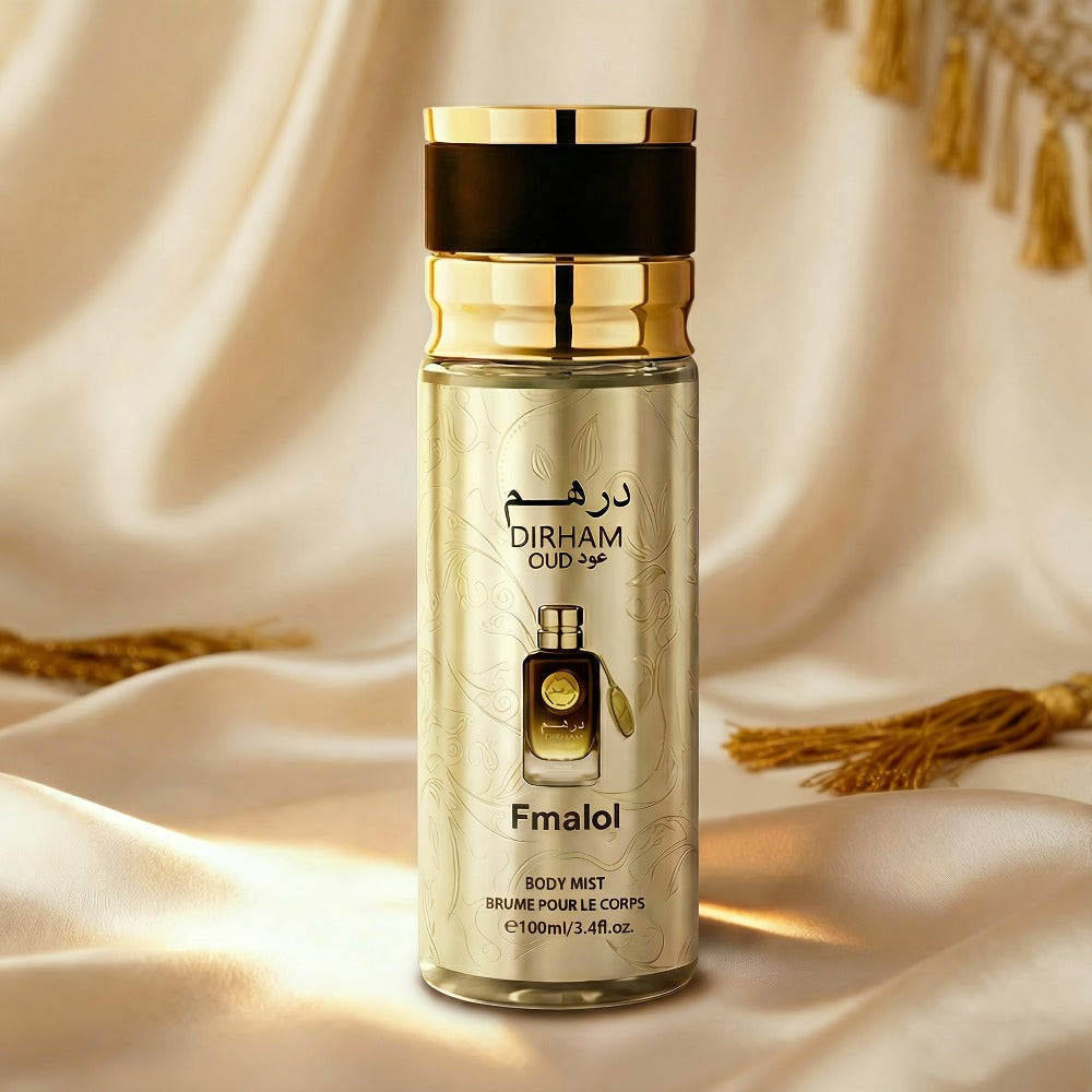 Agarwood Oud Arabic Perfume for Men 3.4 oz Luxury Woody Oriental Cologne - Dubai Middle East for Bath Time, Home Spa and Pers