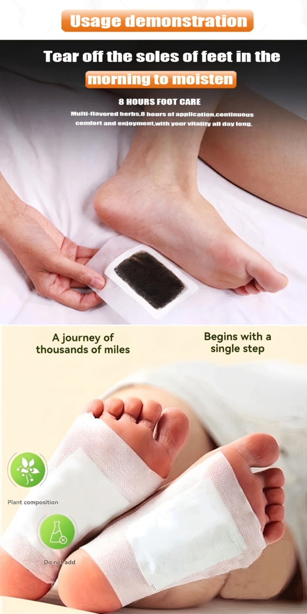 Foot Detox Pads 30 Pack Bamboo Vinegar Ginger Powder Natural Plant Ingredient Deep Cleansing Moisturizing Patches — image 20