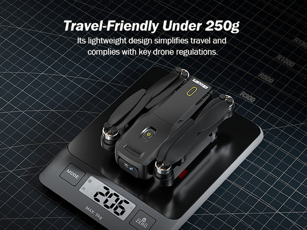 GPS Follow Me Drone Under 250g 4.5 Inch LCD Screen Camera Drone Auto Return with the Listed Color, Size or Set Options for Ev