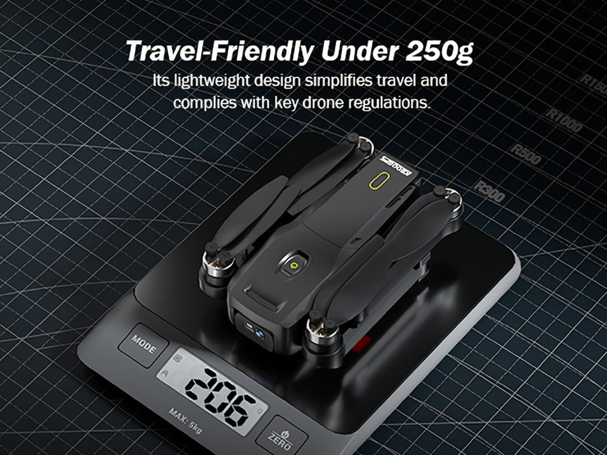 GPS Follow Me Drone Under 250g 4.5 Inch LCD Screen Camera Drone Auto Return with the Listed Color, Size or Set Options for Ev
