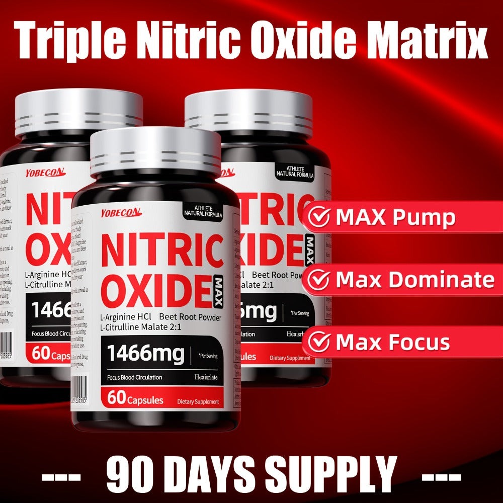 Nitric Oxide Supplement 10-in-1 with L-Arginine, L-Citrulline, AAKG & Beetroot - Blood Flow — image 4