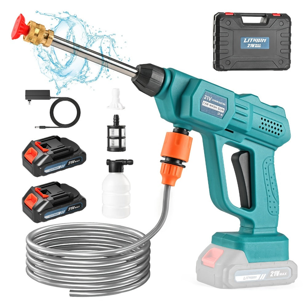 Car Pressure Washer with 500 PSI Listing, 6-in-1 Spray Nozzle, 5m Hose and One or Two Batteries — image 6