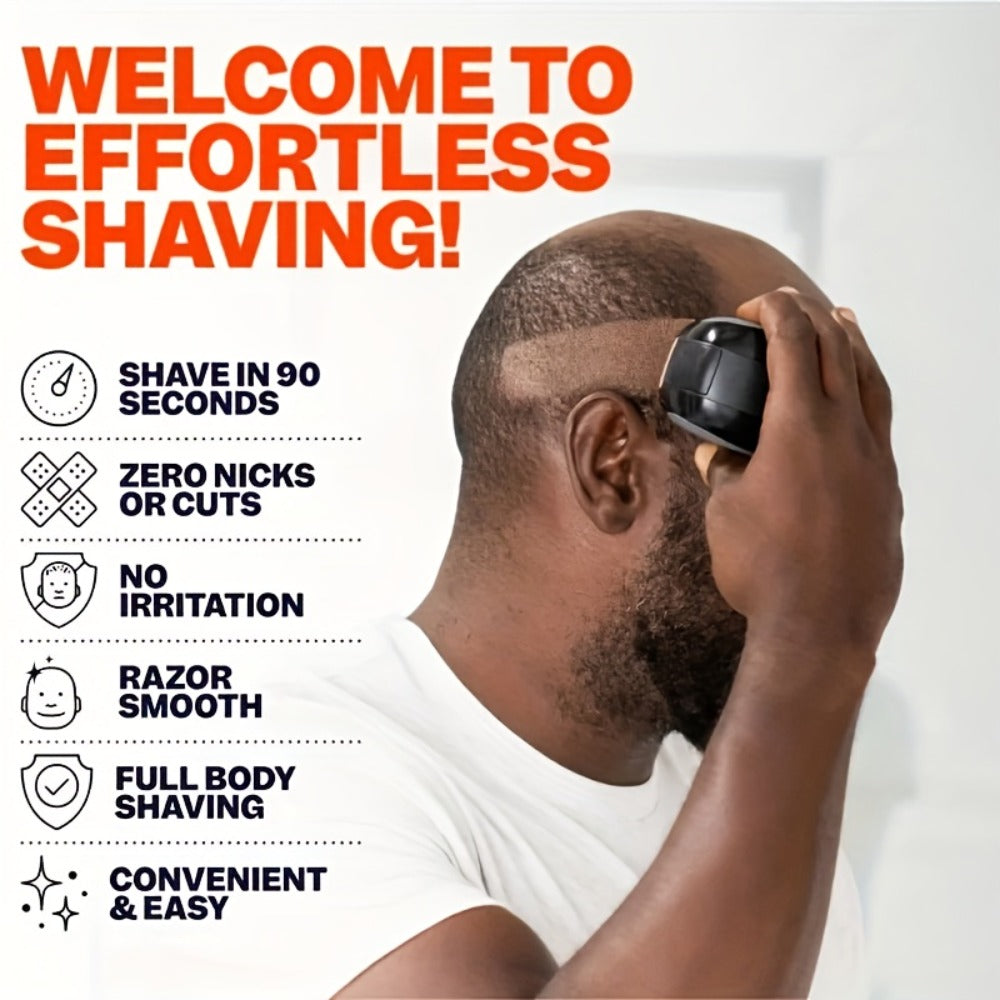 5-in-1 Electric Shaver Kit for Men Wet Dry Rotary Shaver – Bald Head Beard Nose Ear Trimmer with Digital Display — image 7