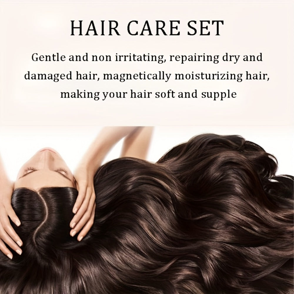 Argan Oil Hair Care Kit 4pcs for Women, Keratin & Moroccan Oil Deep Set with Conditioner, Hair Mask — image 6