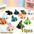 3D Printed Axolotl Figures Set 15pcs – Cute Mini Axolotl Toys for Desktop Decoration, DIY Miniature Landscape — image 9