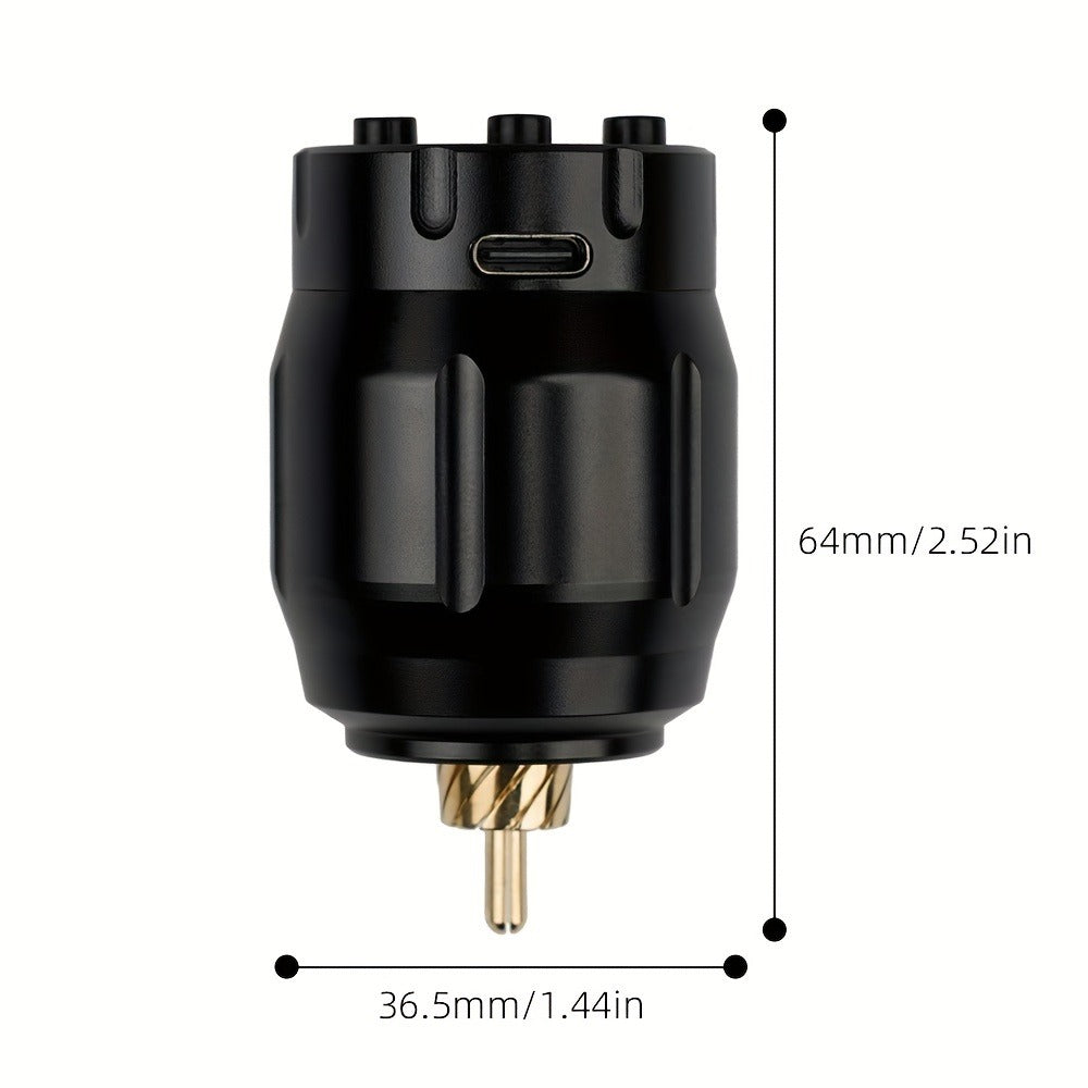MC-W1 Rechargeable RCA Tattoo Power Supply with LED Display in Golden, Black, Red or Silvery — image 6