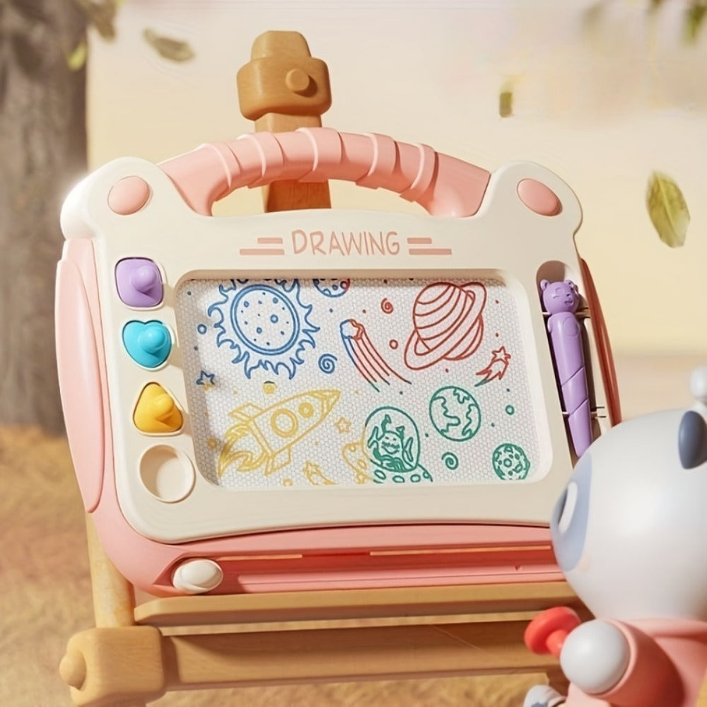 Kids Drawing Board with 4 Stamps 4 Holders and 1 Pen Educational Doodle with the Listed Color, Size or Set Options for Everyd