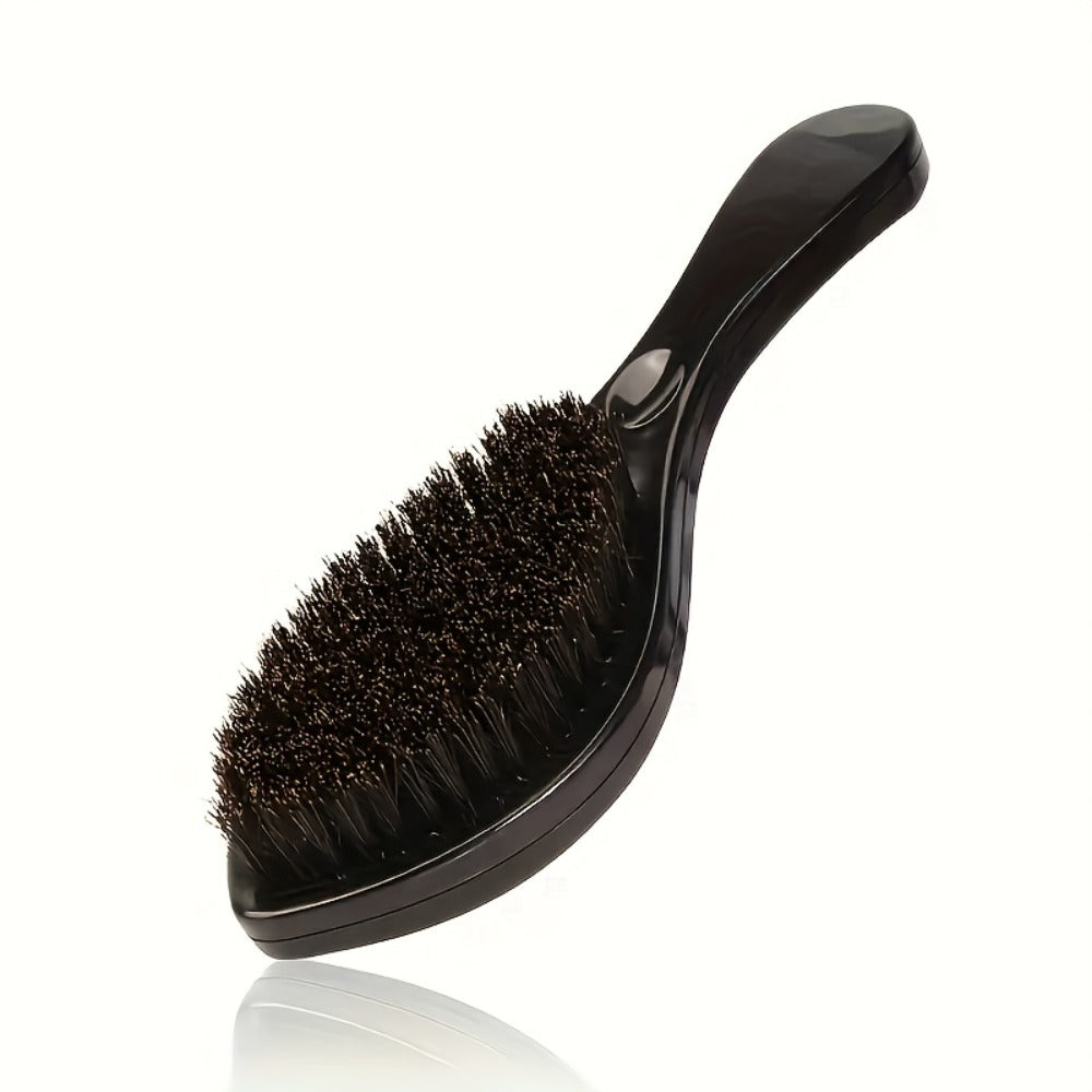 360 Wave Brush for Men with Heavy-Duty Nylon Bristles & Non-Slip ABS Handle – Professional Wave Training, Curl Defining & Upd