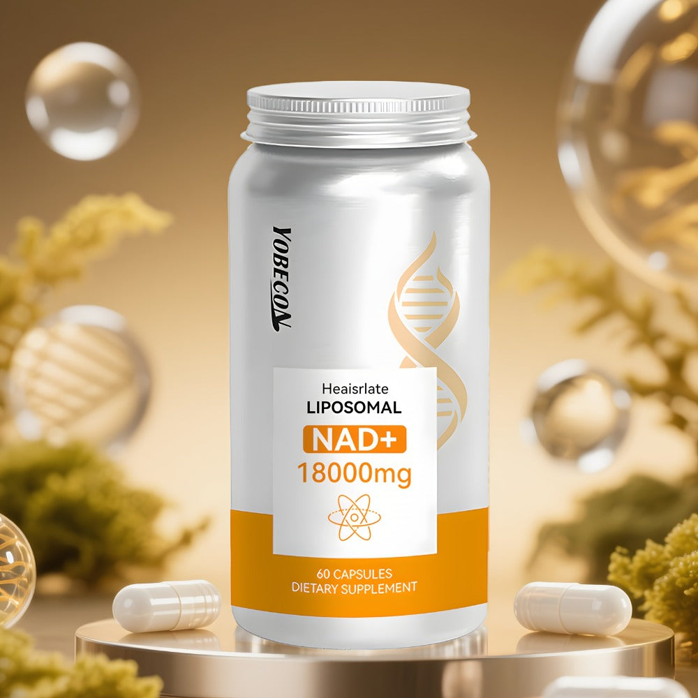 NAD+ Booster Liposomal 18000mg with Quercetin, Trans-Resveratrol & D-Ribose for Energy, Focus, Anti-Ageing & Antioxidant Supp