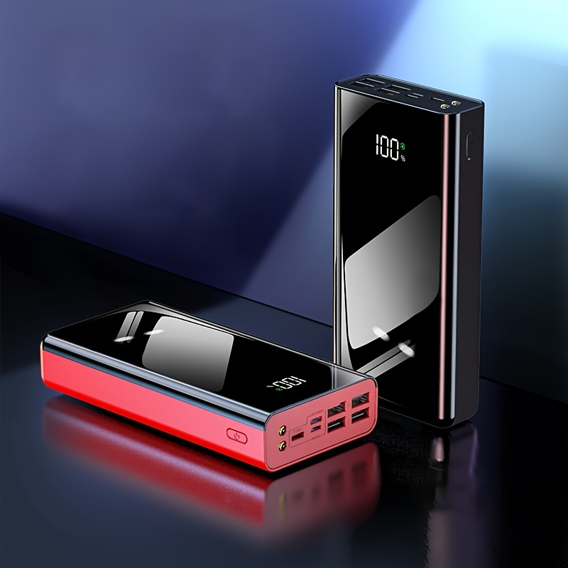 Portable Charger 50000mAh Large Power Bank LED Light Power Display Multi-Port USB-C Micro for an Everyday Personal Care Routi