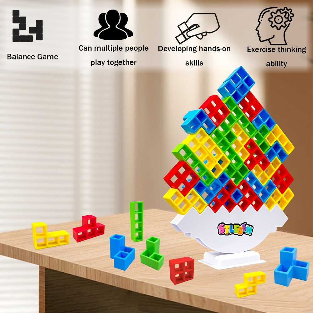 Balancing Stacking Blocks Game Set with the Listed Color, Size or Set Options for Everyday Use — image 12