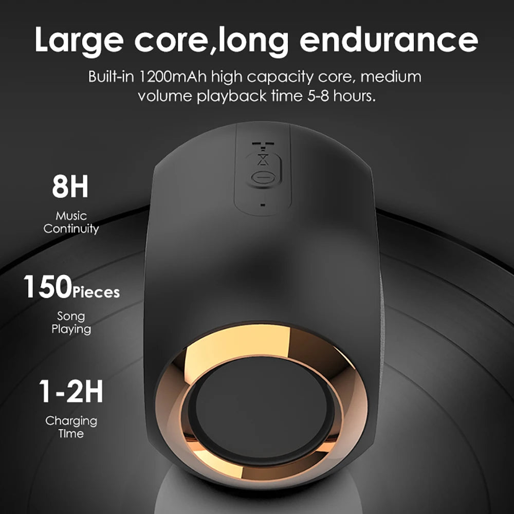 X6 Bluetooth Speaker Subwoofer Wireless
