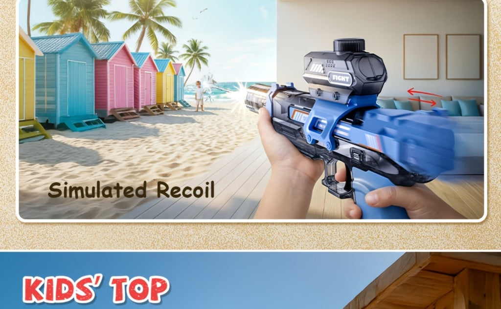 Two-Piece Electric Light-and-Sound Water Blaster Sets in 727 or 737 Models and Blue or Black Colors — image 24