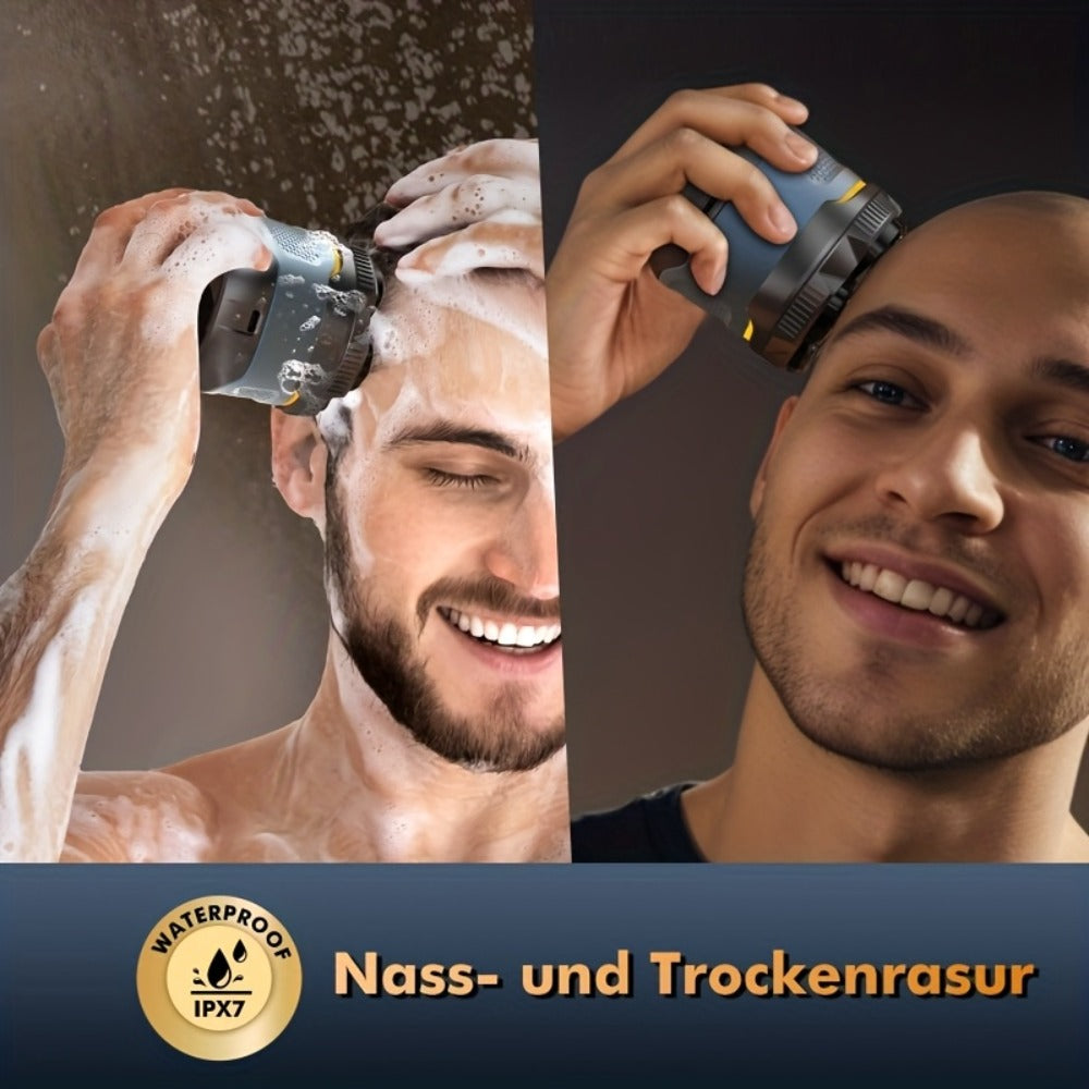 Electric Shaver 6D Dual-Ring Floating Blade with IPX7, Type-C Charging, LED Display and Nose Trimmer — image 6