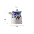 Ceramic Japanese Lovely Spice Jar Set With Spoon