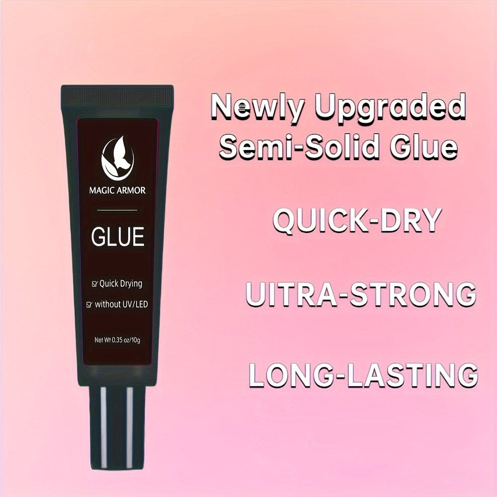Press On Nail Glue and Remover Kit with 10g Clear Drying Adhesive for Acrylic and False Nails — image 6