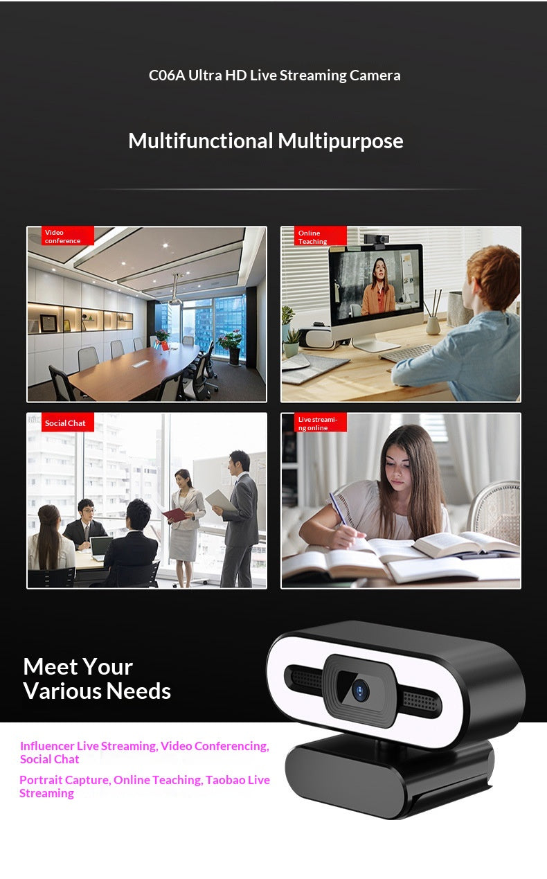 Auto-focus Computer Fill-light Camera