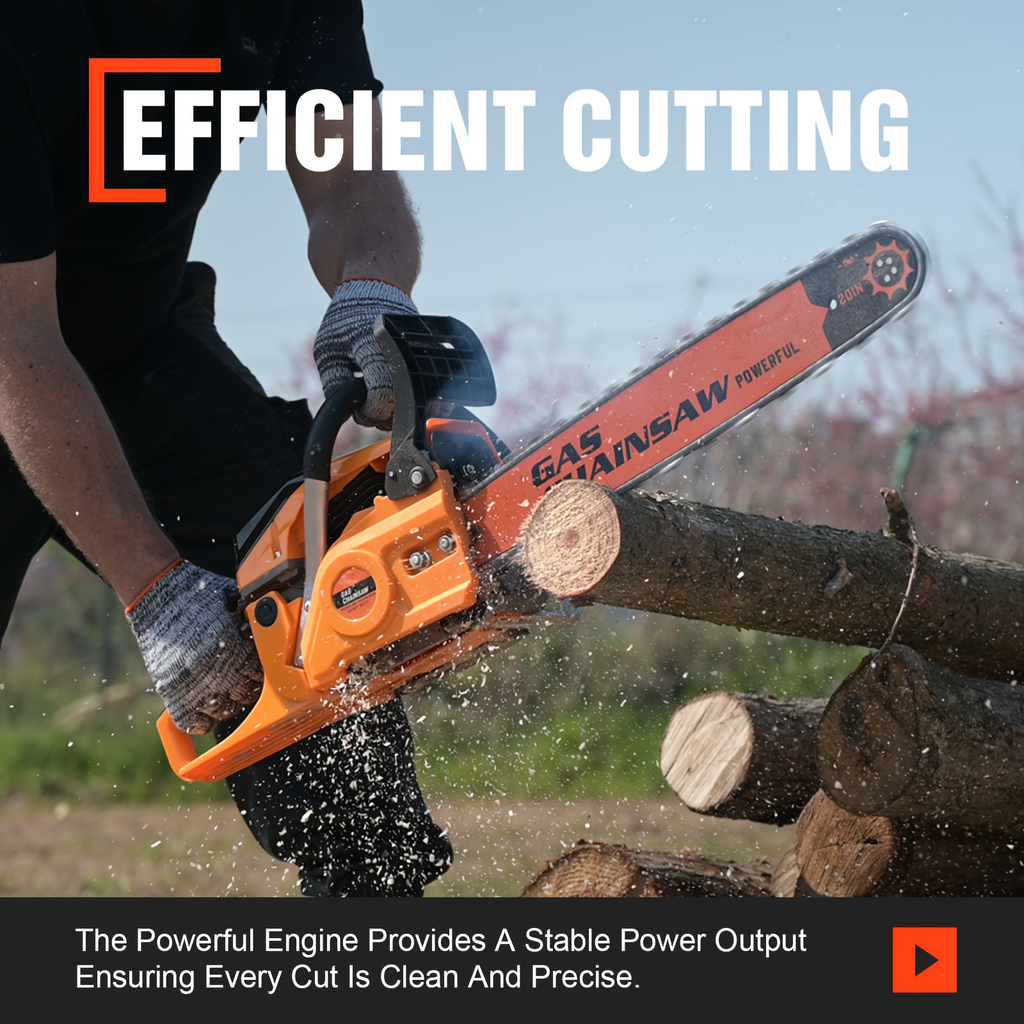 Mixed Gas Chainsaw Options with 12-Inch Compact Color Models and 20-Inch BlackRed Configuration — image 12