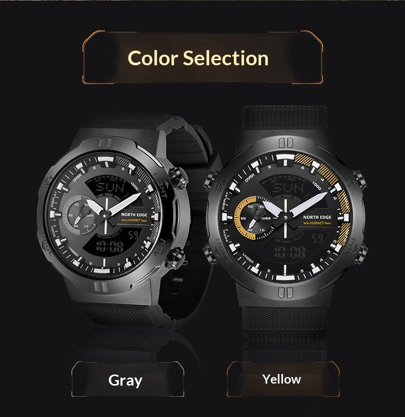 Men's Multifunctional Quartz Watch Movement Sports Wristwatch