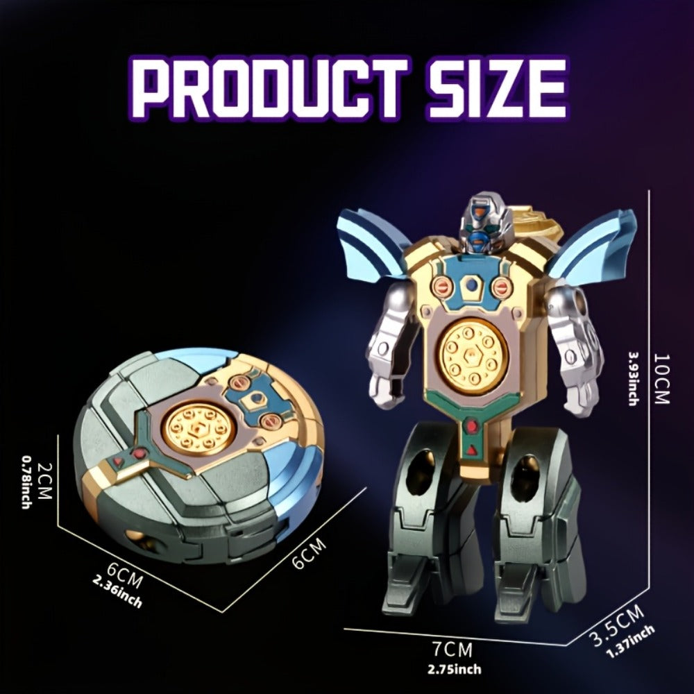 Deformation Robot Fingertip Gyro Fidget Spinner, Creative Finger Gyroscope Toy for Kids & Adults — image 6