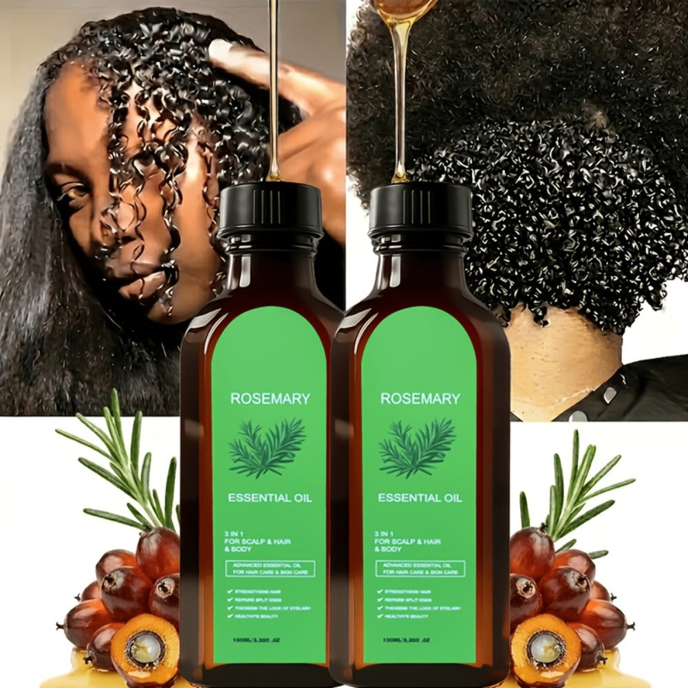 Rosemary Biotin Argan & Batana Hair Oil Spray Multi-Pack, Deep, Scalp Nourishing for Bath Time, Home Spa and Personal Care — 