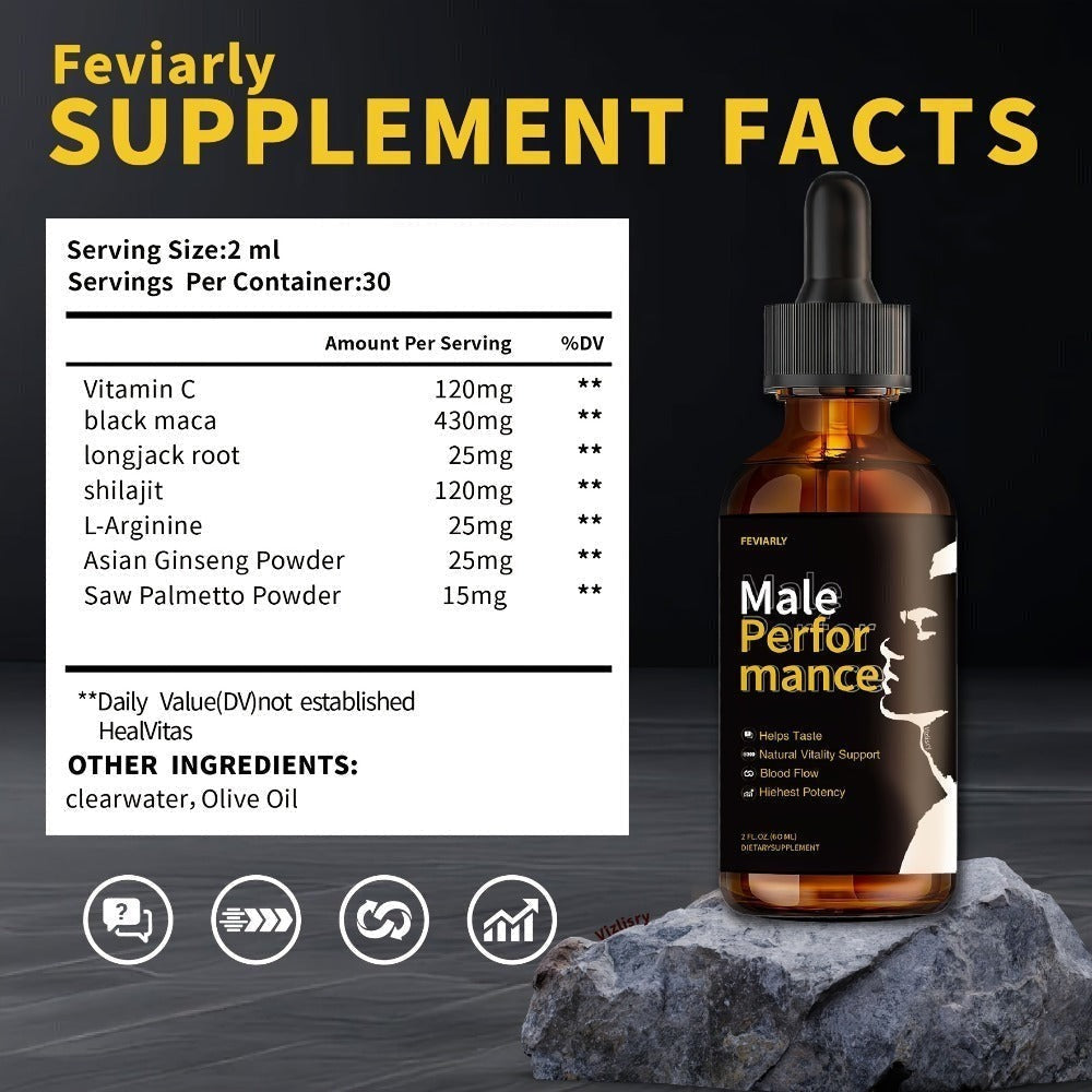 Feviarly Liquid Dietary Supplement Drops in Amber Bottles with Dropper Closures and One-, Two- or Three-Bottle Options — imag