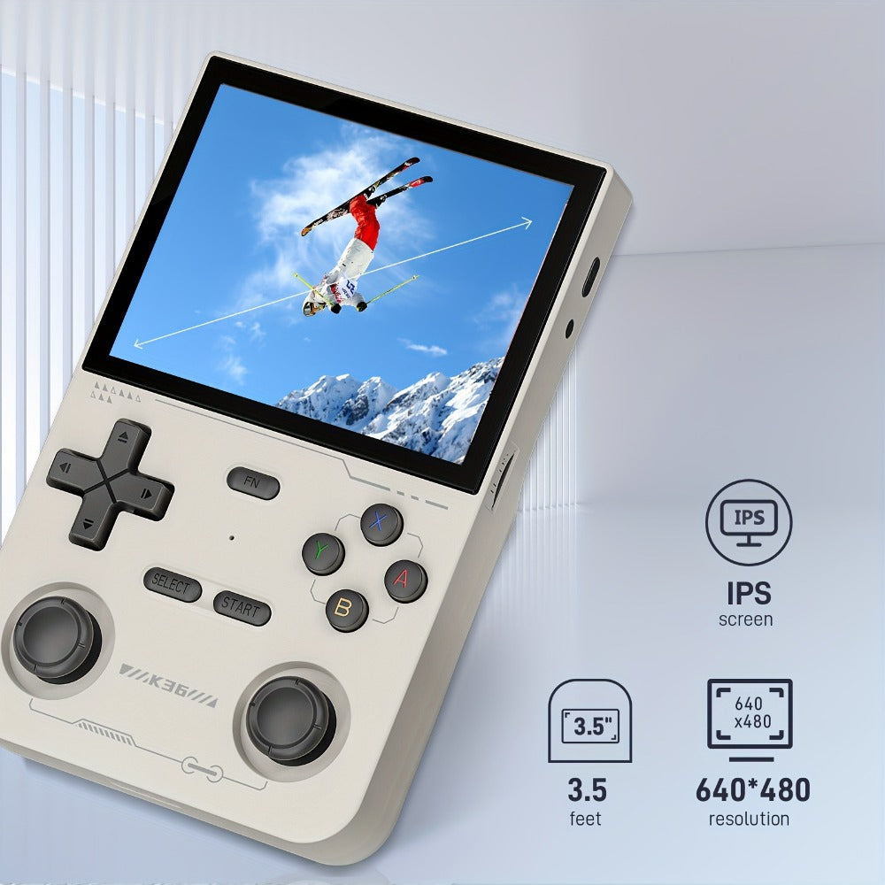 Portable Handheld Game Console Open 3.5 Inch IPS Screen 64GB TF Card Pre-Installed Emulator Ultra Long Battery OTG — image 9