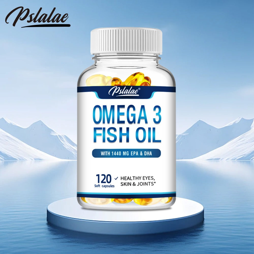 Triple Strength Omega-3 Fish Oil Softgels 120 Capsules with High-Potency EPA & DHA, Heart, Brain — image 8