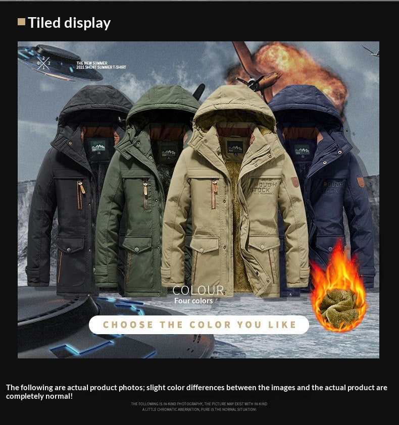 New Autumnwinter Mens Insulated Tactical Jacket