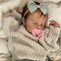 Reborn Doll, 20-Inch Sleeping Cloth-Body Figure with Vinyl Limbs, Hand-Rooted Hair and Accessories — image 7