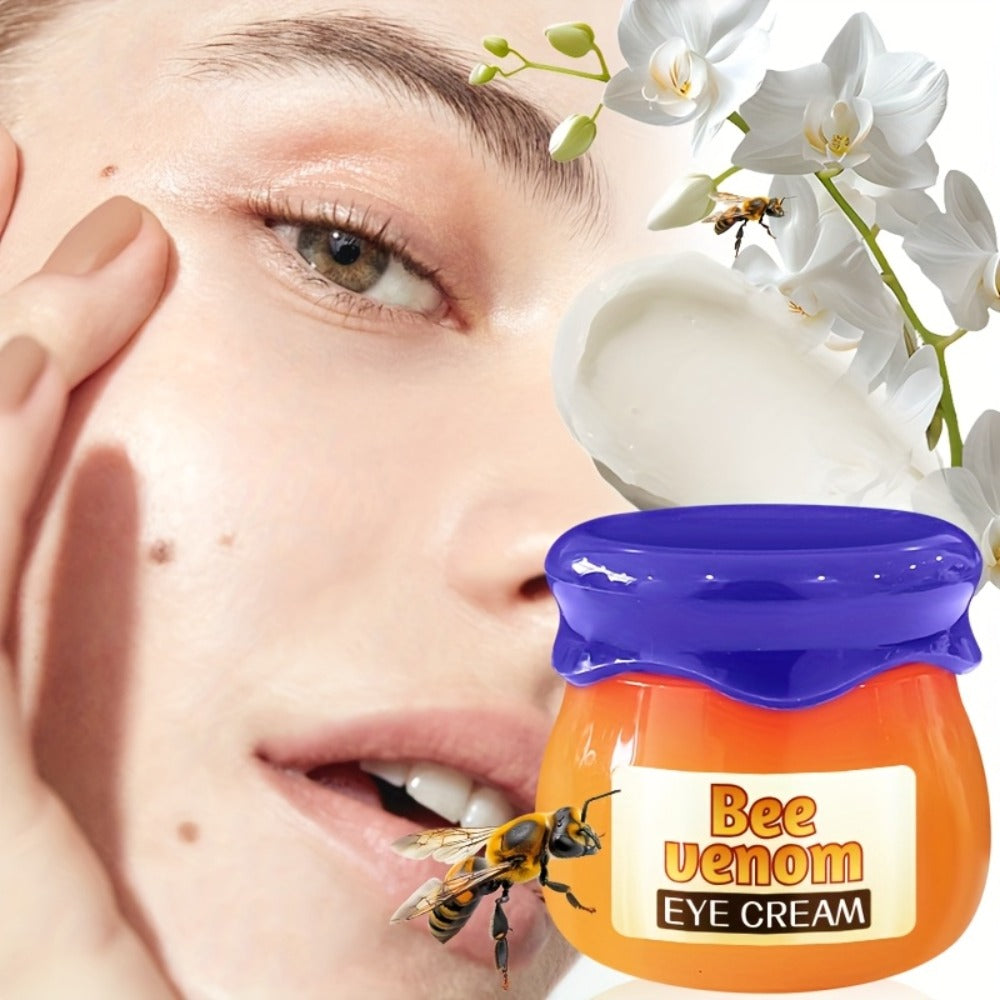 ROZINO Bee Venom and Honey Eye Cream Five-Pack in Small Cosmetic Jars with Coordinated Blue Lids — image 2