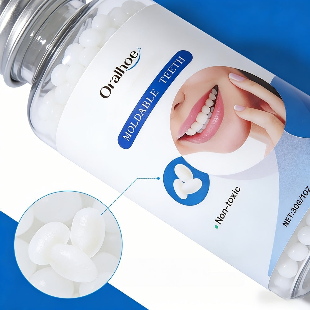 Temporary False Tooth Kit DIY Cosmetic Dental Moldable Thermoplastic Realistic Fit for Missing Broken — image 15