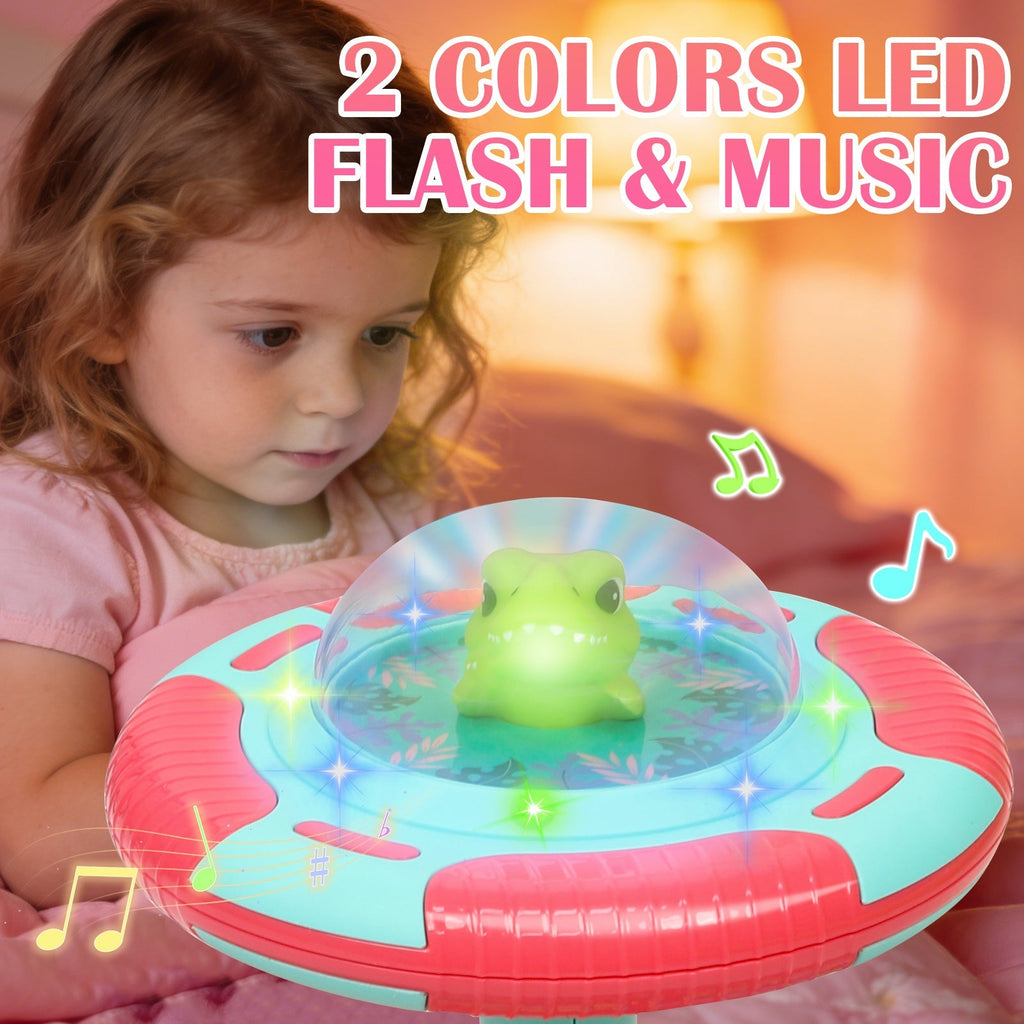 Dinosaur Spin Seat Toy for Toddlers 18 Months+, 360° Sit and Spin with Music, Indoor Interactive Sensory Balance Toy — image 