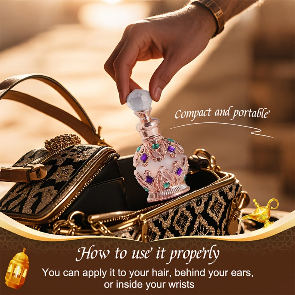 Arabian Perfume for Women Diamond Bottle EDT, Ocean Flower Vanilla Musk Fragrance Spray, Diamonds Woody & Diamond Crown Style